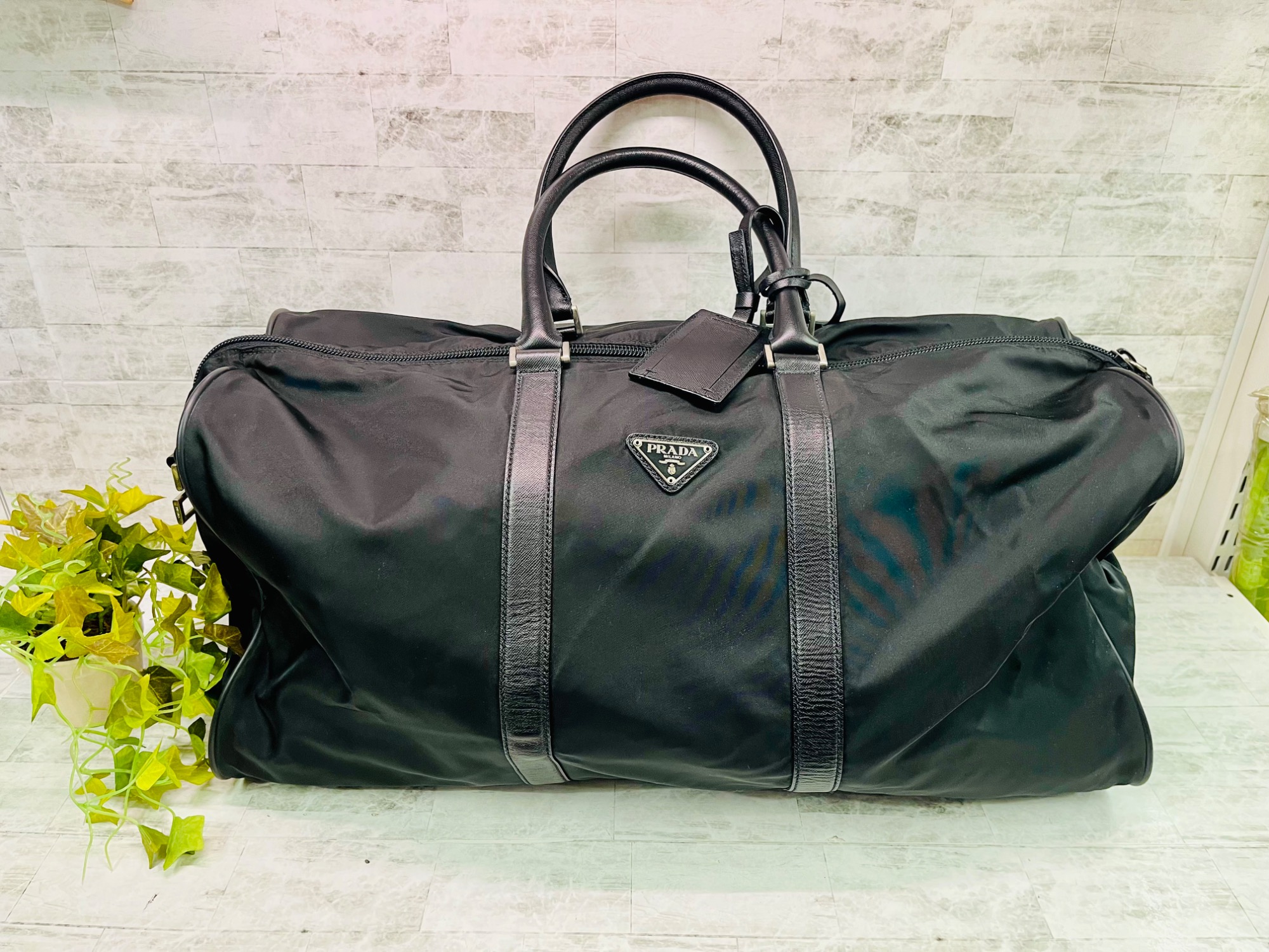 プラダ　PRADA　ボストンバック 楽天市場】PRADA プラダ ボストンバッグ メンズ ブラック 2VC014