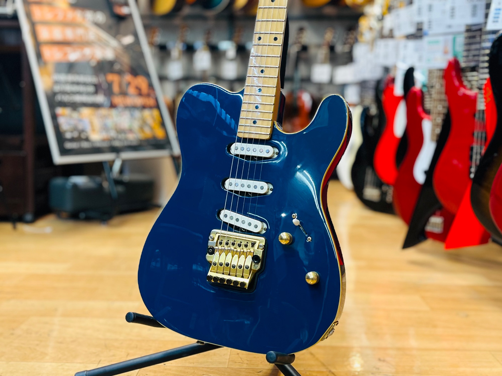 SCHECTER (シェクター) エレキギター Order Model（TLシェイプ、ブルー