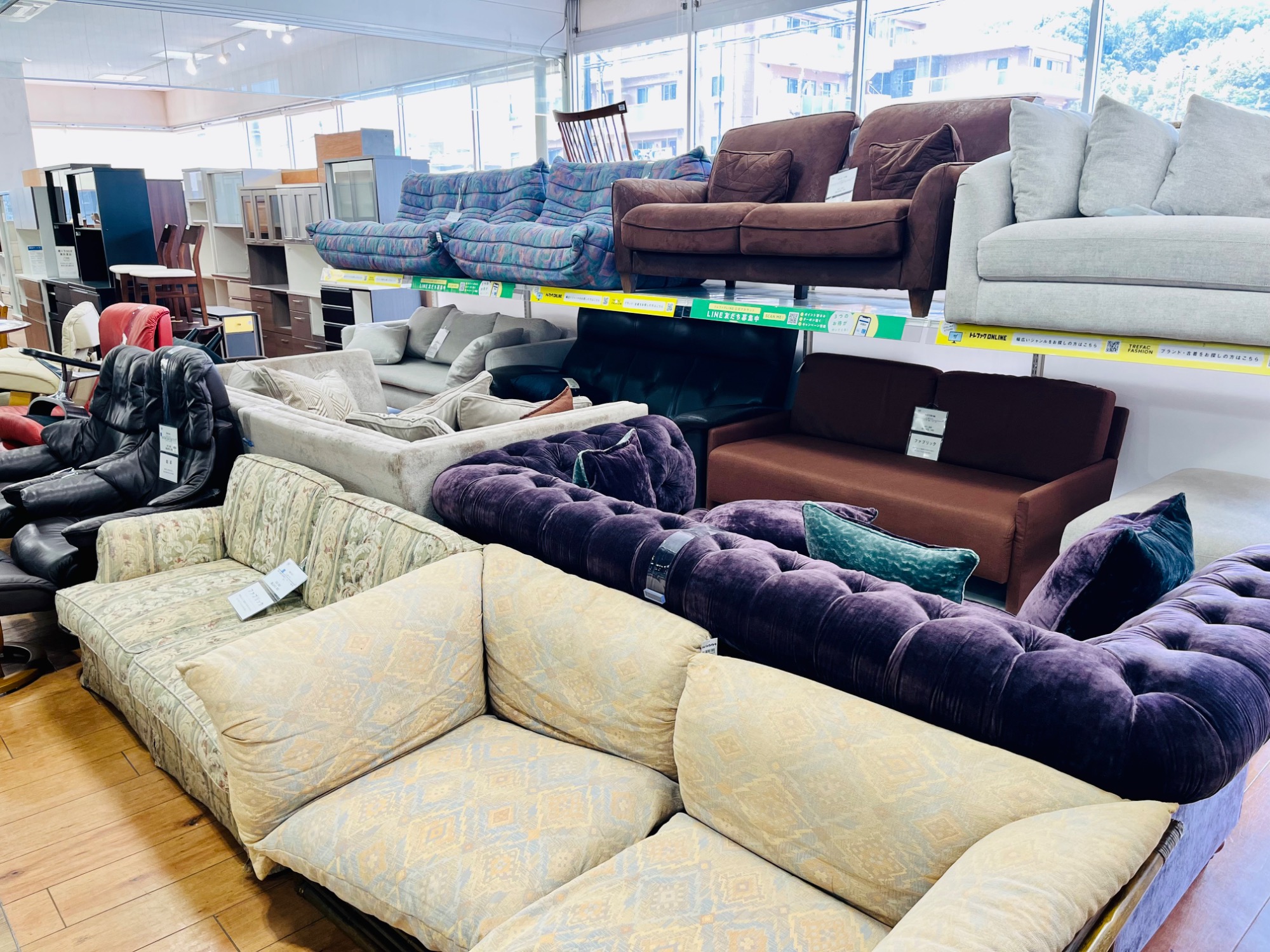five_by_five の3人掛けソファーが買取入荷いたしました！｜2026年04月