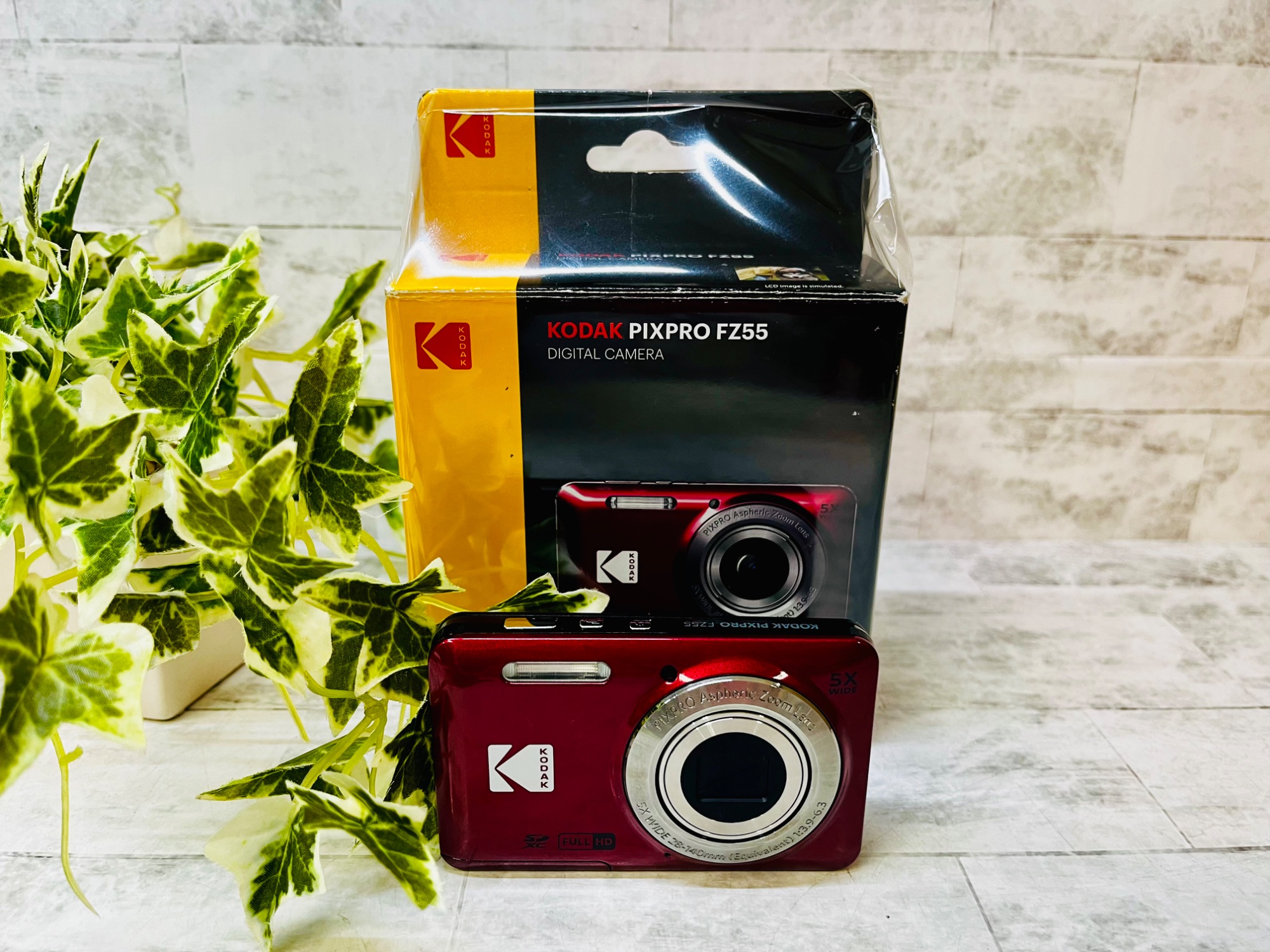 【おまけ付き】Kodak fz55 コンデジ レッド Kodak / コダック】コンパクトデジタルカメラ PIXPRO FZ55｜手軽に