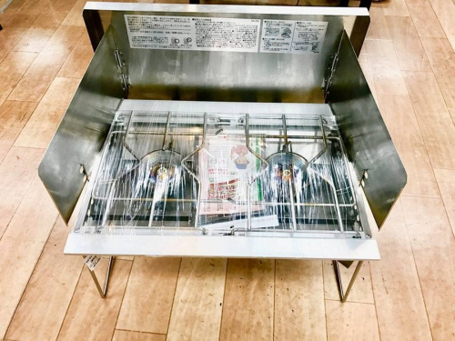 キャンプ用品のガスバーナー