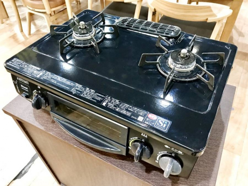 調理家電のガスコンロ