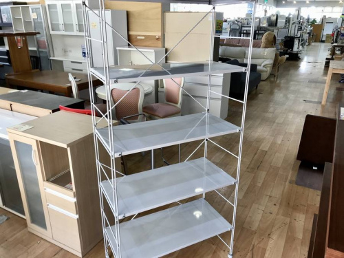 スチールシェルフの無印良品