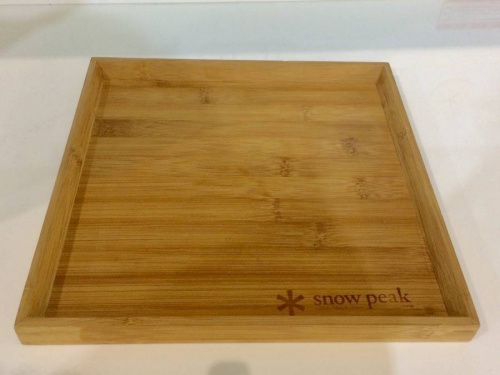 竹トレーのsnow peak（スノーピーク）