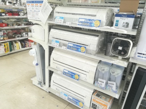 エアコンの扇風機