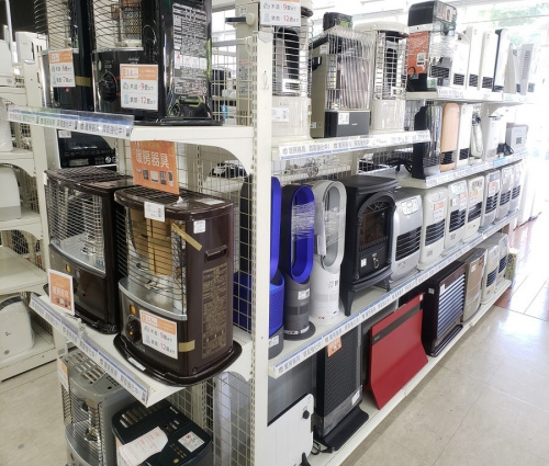 ストーブ ヒーターの暖房