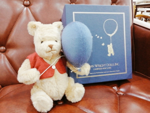 R.JOHN WRIGHT rジョンライトくまのプーさん ブルーバルーン R.John Wright Pooh's Blue Balloon R.JOHN WRIGHT rジョンライトくま