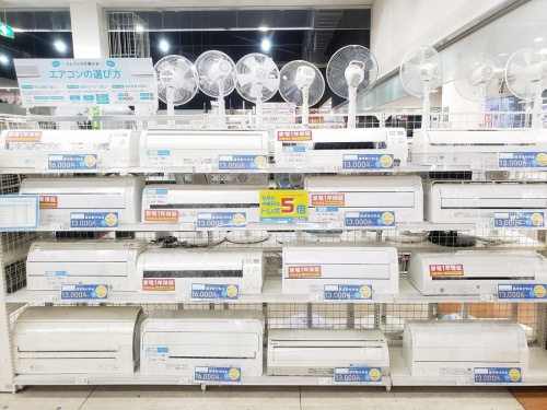 季節家電のエアコン
