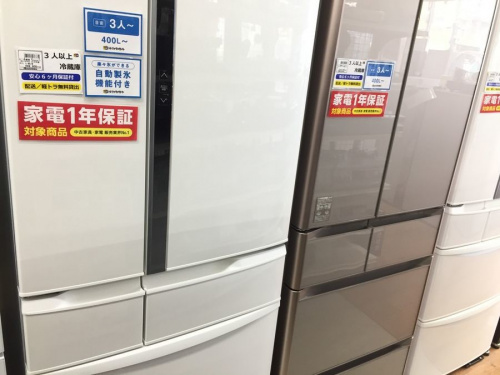 生活家電の冷蔵庫