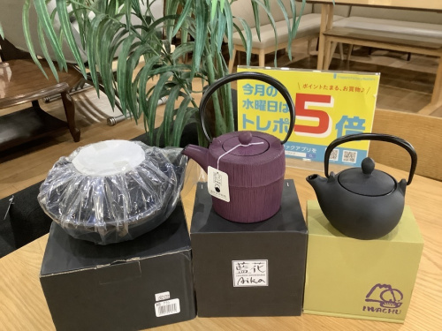 鉄瓶の南部鉄器