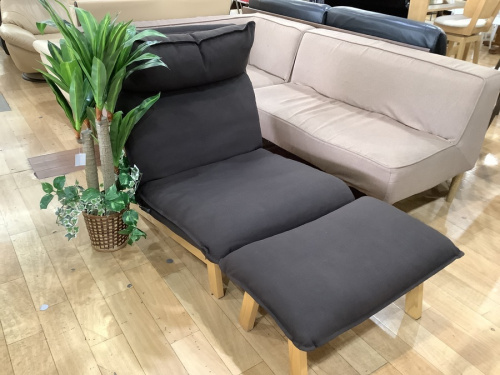 無印良品のリクライニングソファ