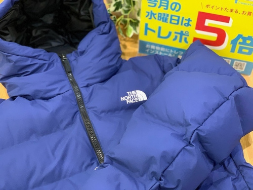 ノースフェイスのダウンジャケット