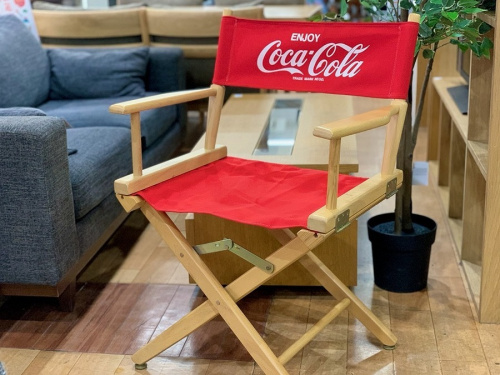 コカコーラのアウトドアチェア