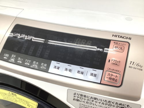 HITACHIのドラム式洗濯機
