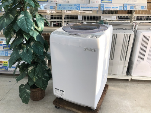 家電の簡易乾燥機能付洗濯機