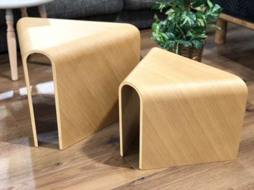 無印良品の重なるテーブルベンチ