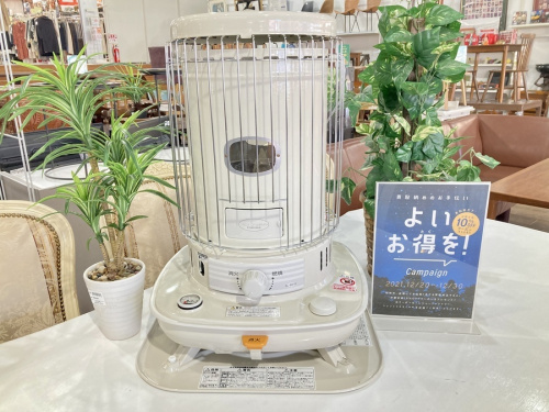 暖房の石油ストーブ
