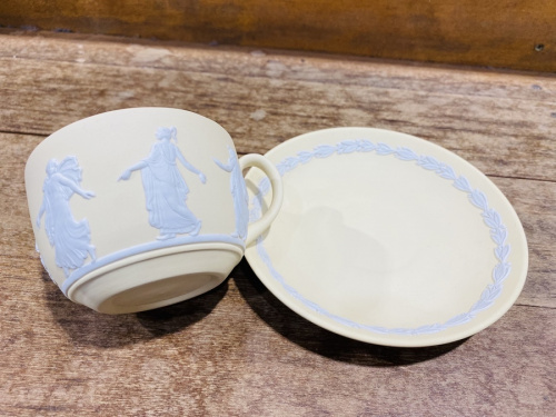 希少　ウェッジウッド ジャスパー　ダンシングアワー　陶板　壁掛け　プラーク 希少カラー！WEDGWOOD(ウェッジウッド)ジャスパー ダンシング
