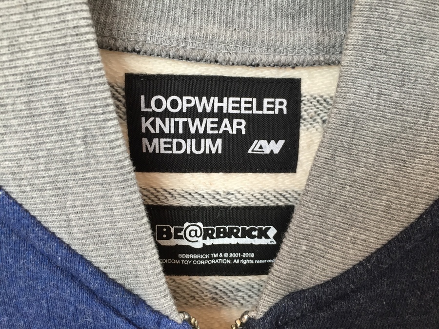 スマホで購入】LOOPWHEELER × BE＠RBRICKがコラボ！スウェット