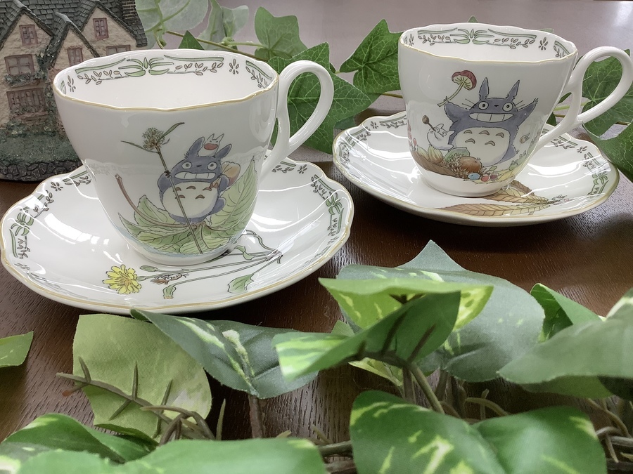 となりのトトロ ノリタケ カップ&ソーサーと大皿セット
