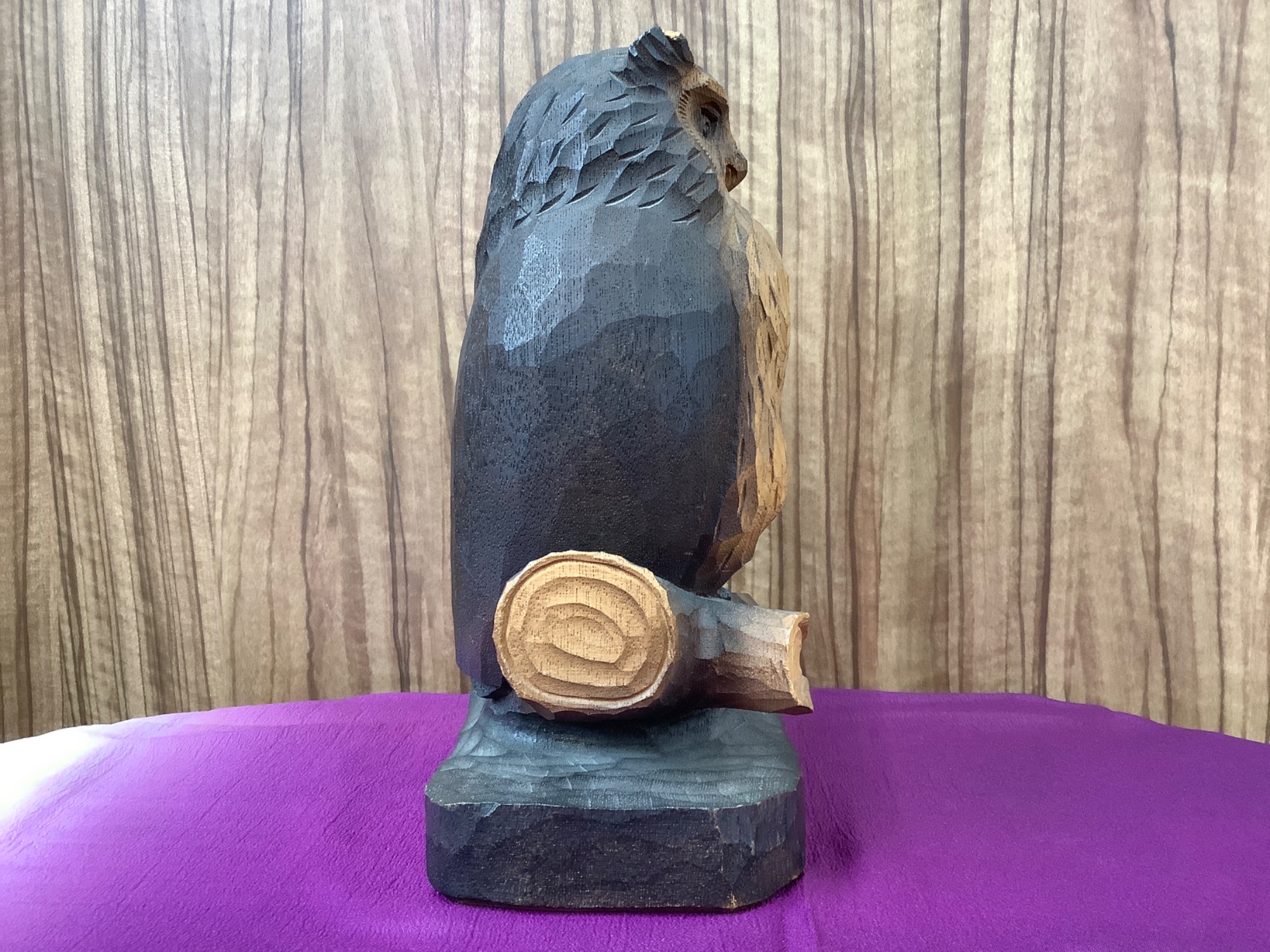 木彫りのフクロウのご紹介です！｜2022年12月11日｜リサイクルショップ