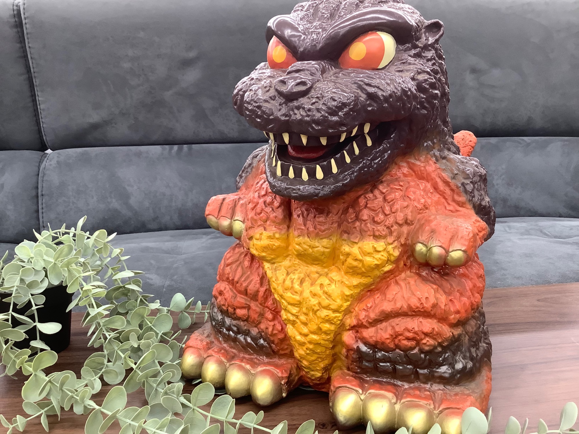 ゴジラ でっかい貯金箱 バーニングゴジラ 貯金箱 特大