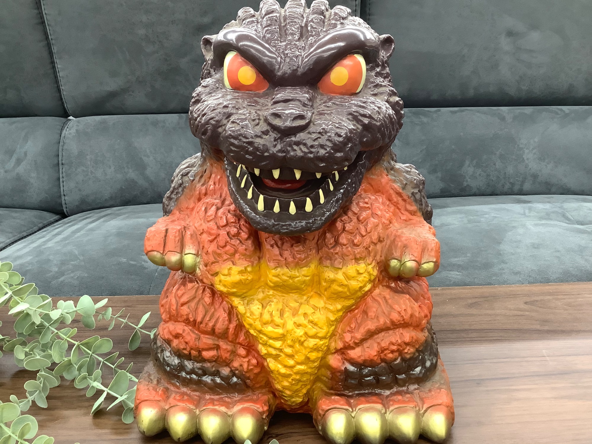 箱付き 1994年 ゴジラ 貯金箱 でっかい ビッグ ソフビ GODZILLA ゴジラ ビック BIG ジャンボ ビッグ 貯金箱 1994 ソフビ