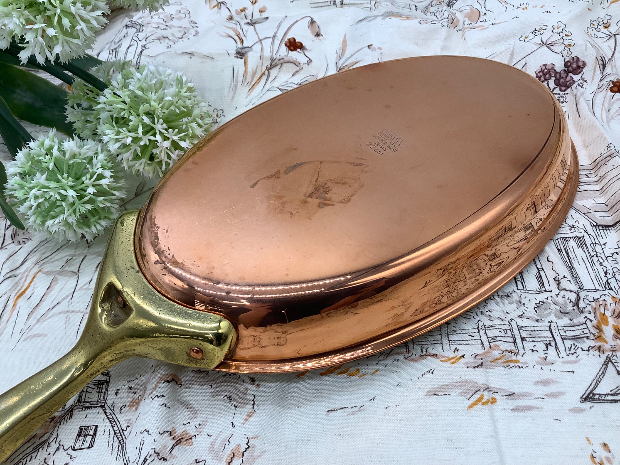 スマホで購入】COPPER WARE JAPAN 小判型銅フライパン入荷いたしました