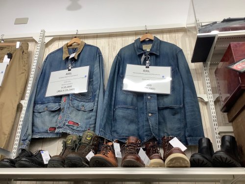 スマホで購入】 RRL (ダブルアールエル) コットンリネンデニム
