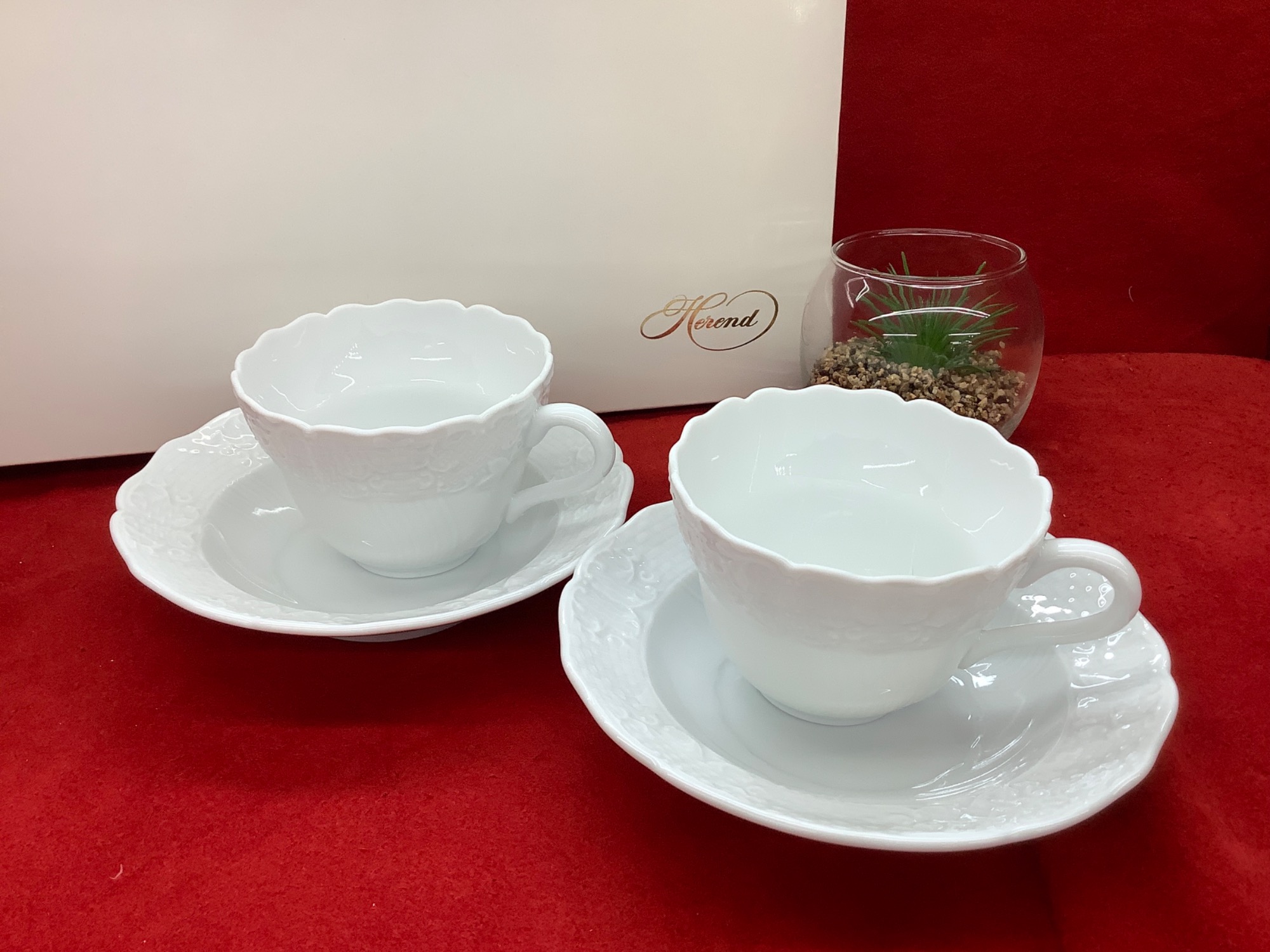 ✨新品未使用✨Herend 2018年限定 カップ＆プレート セット ヘレンド（HEREND） 天使ピンク 3ピースセット ティーカップアンド