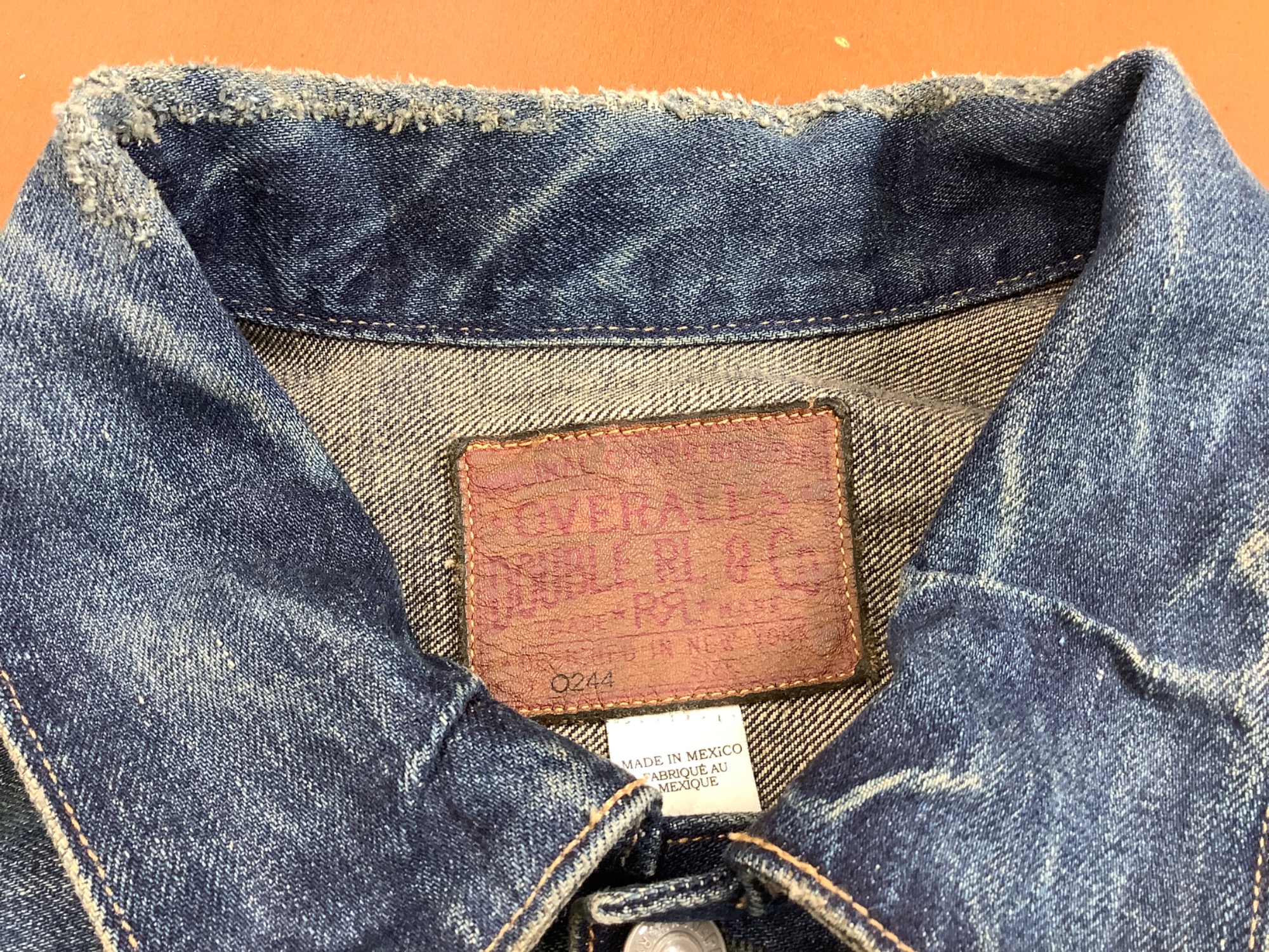 RRL（ダブルアールエル）ヴィンテージ加工デニムジャケットが