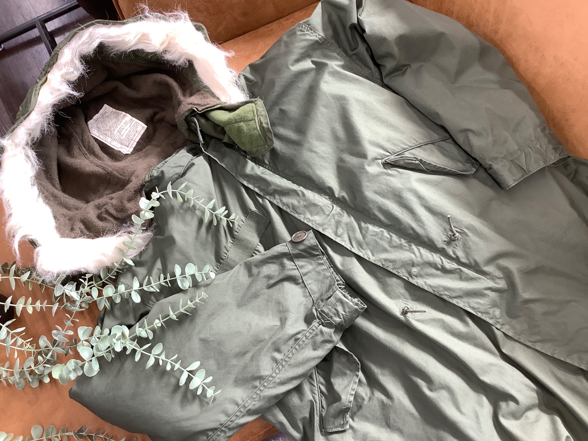 スマホで購入】US ARMY（ユーエスアーミー）70s M-65 Fishtail フード