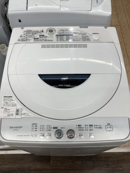 生活家電の洗濯機