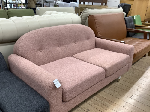 Francfranc フランフラン アマート ソファ ピンク 2シーター W1320 富岡店