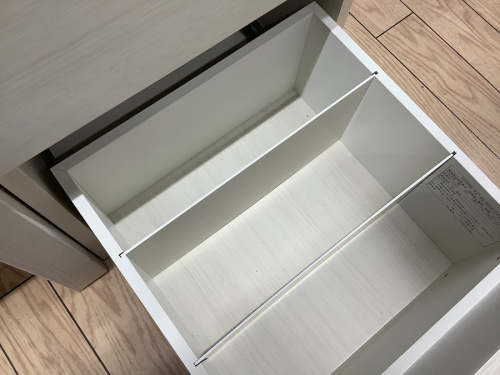 引出し・袖机付の野田