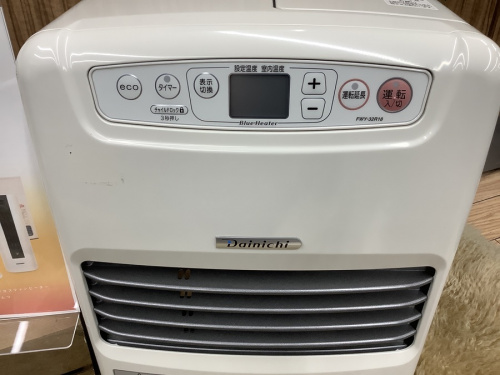 ストーブの石油ファンヒーター