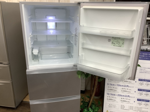 TOSHIBAの3ドア冷蔵庫