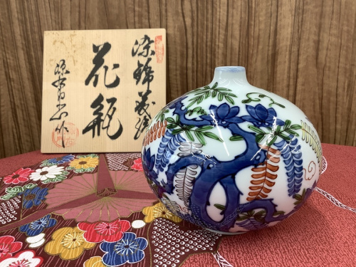花瓶の有田焼