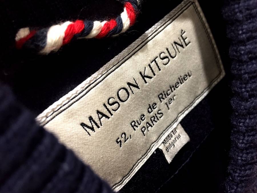 圧倒的な存在感。MAISON KITSUNEのスタジャン【東久留米店