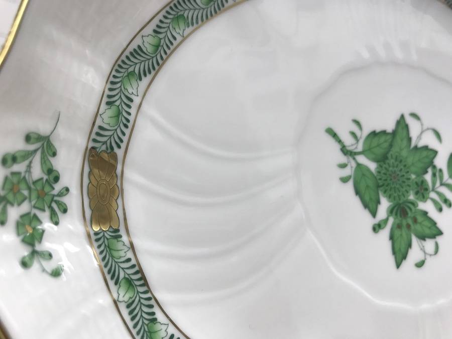 Herend グリーン オーバルディッシュ ヘレンド アポニー・グリーン オーバルディッシュを買い取りまし