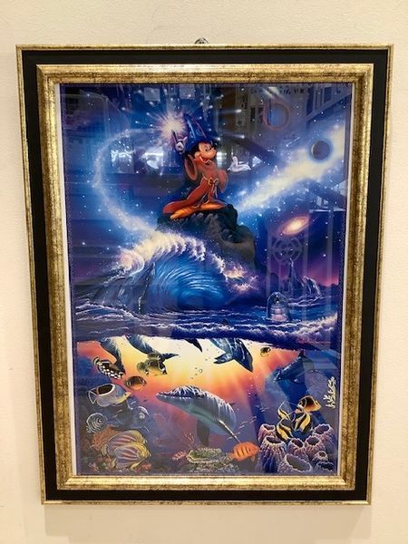 ラッセン ソーサラー オブ ザ シー額装済み ラッセン ディズニー