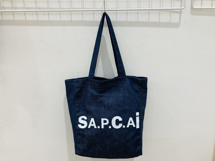 A.P.C./アー・ペー・セー】sacai × A.P.C. コラボデニムトート