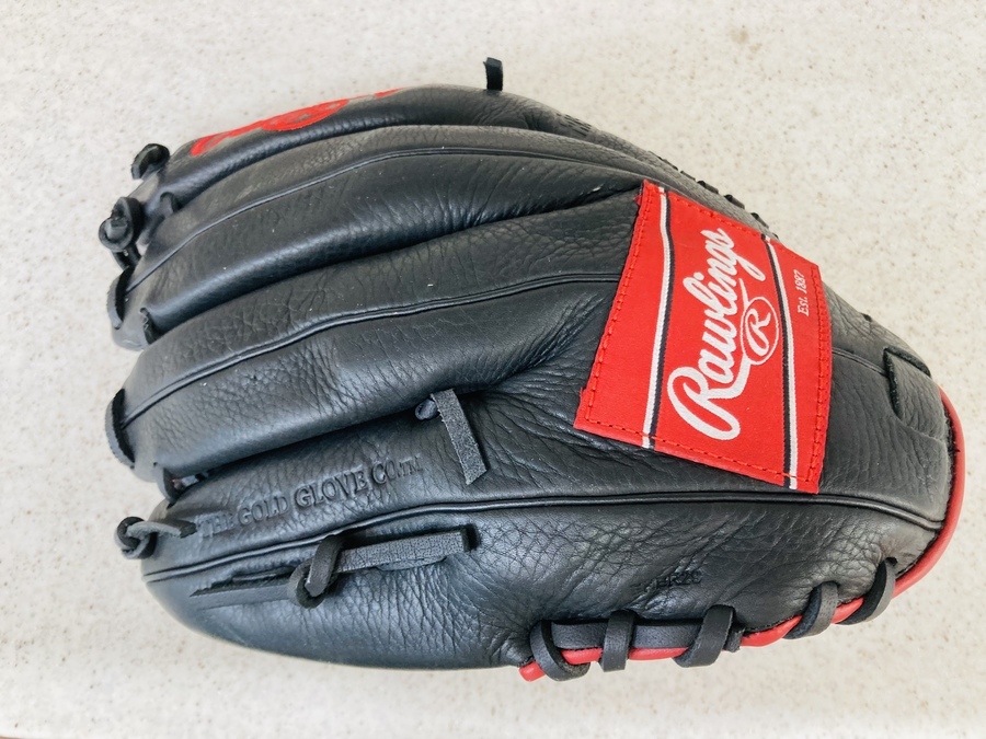 【美品】Rawlings マイクトラウトモデル 軟式グローブ 黒×赤 Rawlings（ローリングス） 【数量限定】ローリングス 軟式グローブ