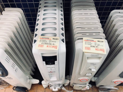 暖房器具のヒーター