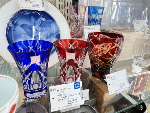 東久留米　中古の江戸切子