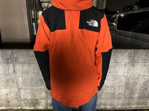 ジャケットのTHE NORTH FACE