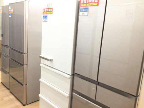 生活家電の冷蔵庫