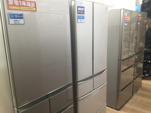 生活家電の冷蔵庫