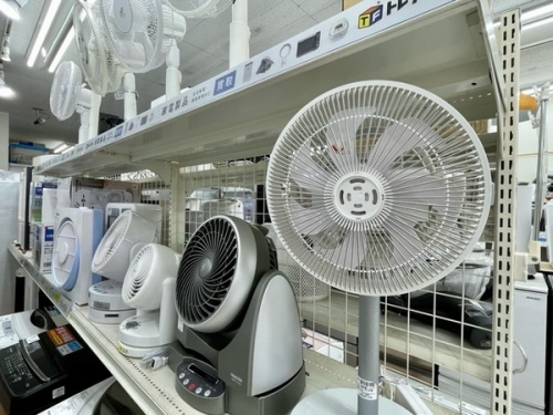 季節家電の扇風機