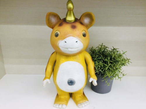 ソフビフィギアのイヌクマ